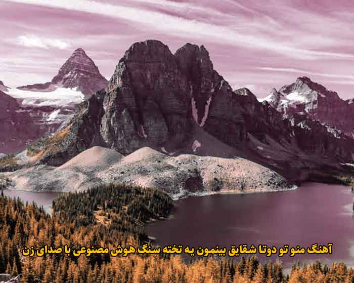 دانلود آهنگ منو تو دوتا شقایق بینمون یه تخته سنگ هوش مصنوعی با صدای زن